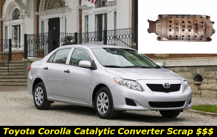 corolla cat converter scrap price